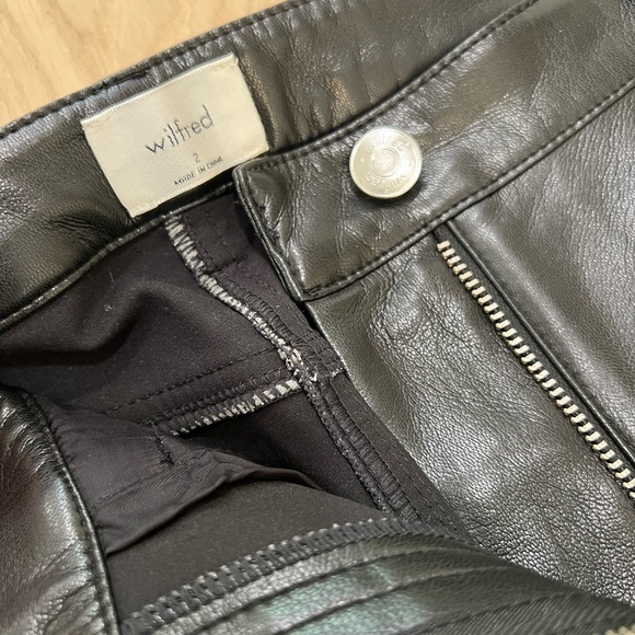 Wilfred Melina Faux Leather Pants - Picture 5 of 8